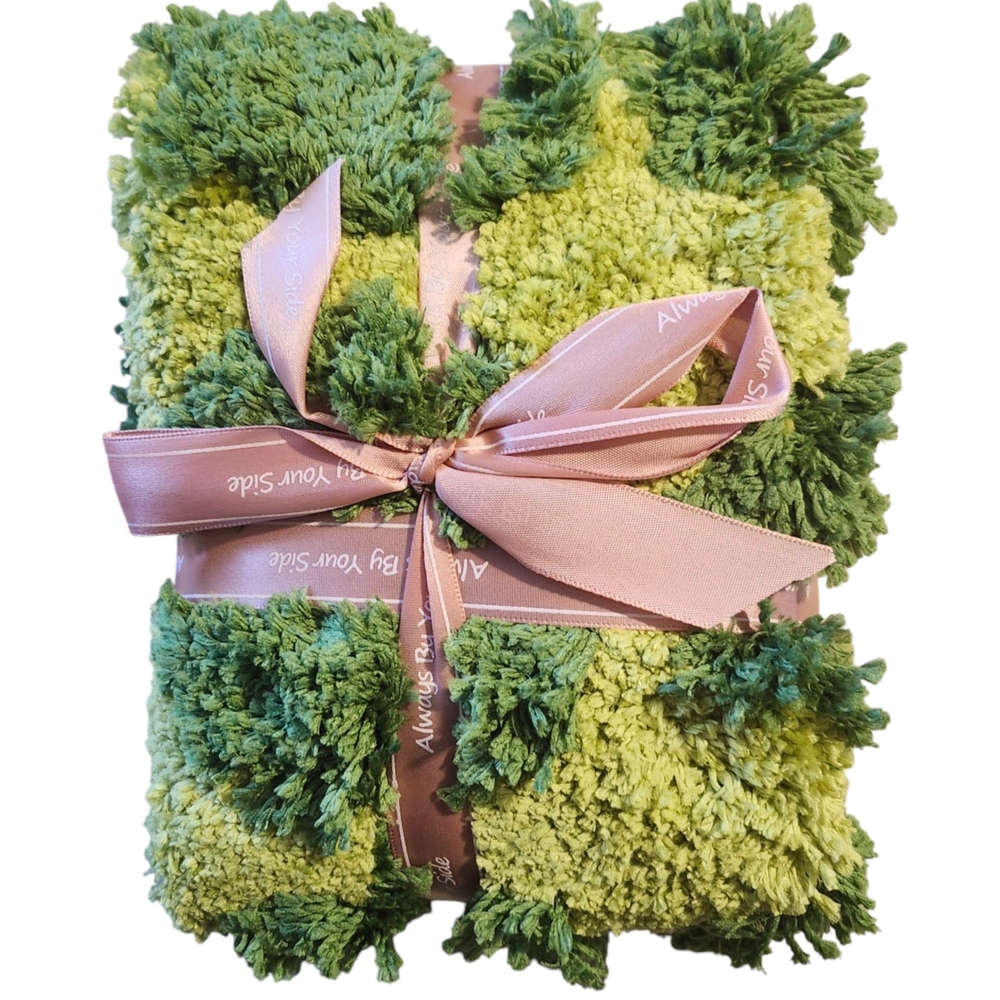 Green Textured Bath/Kitchen Mat